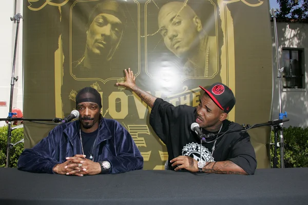 Snoop Dogg e o jogo — Fotografia de Stock