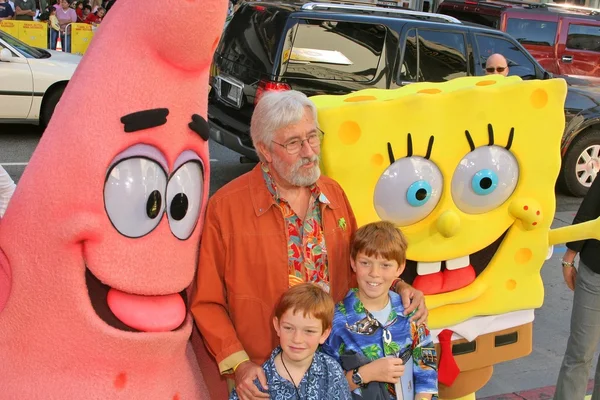 Światowa premiera "spongebob Kanciastoporty filmu" — Zdjęcie stockowe