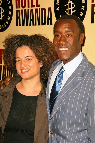 Don cheadle ve bridgid coulter — Stok fotoğraf