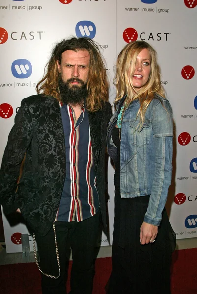 Rob zombie och sheri moon — Stockfoto