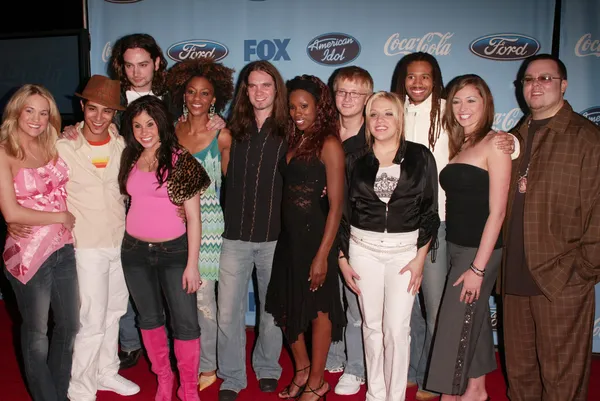 American idol-finalisterna — Stockfoto