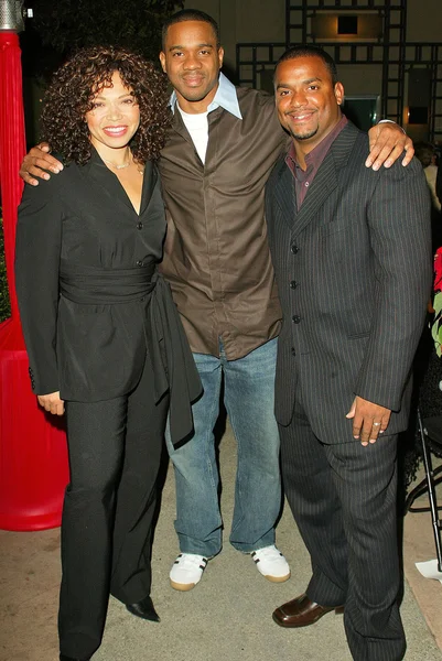 Tisha Campbell-Martin, Duane Martin and Alfonso Ribeiro — Stock Photo, Image