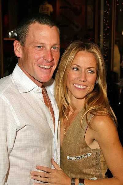 Lance armstrong i sheryl crow — Zdjęcie stockowe