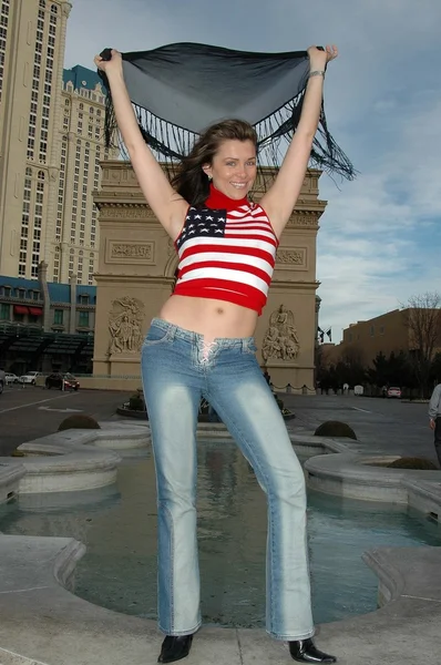 Alicia Arden retorna à sua cidade natal de Las Vegas para o News Years Day 2005, Las Vegas, NV 01-01-05 — Fotografia de Stock