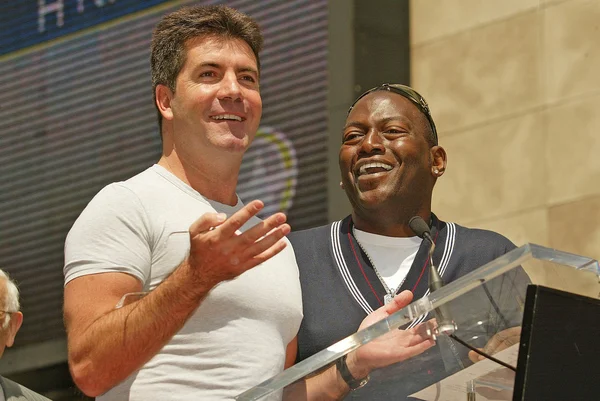 Simon cowell και randy jackson — Φωτογραφία Αρχείου