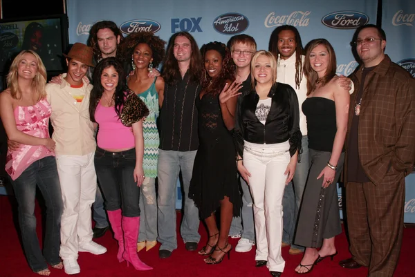 American Idol Finalists — Stock Photo, Image