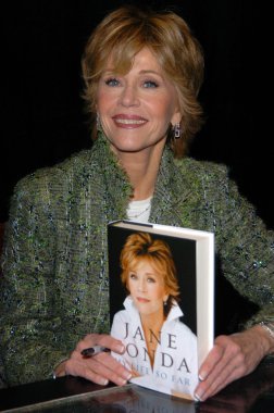 Jane Fonda Signs Her Book 