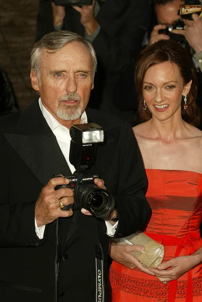 Dennis hopper och victoria duffy — Stockfoto