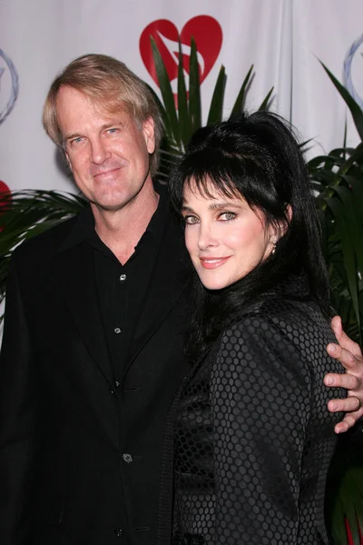 John Tesh and Connie Selleca — Stock Photo, Image