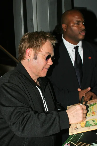 Elton John on Larry King Live — Zdjęcie stockowe