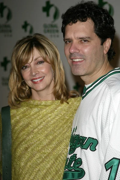 Sharon Lawrence e marido Tom — Fotografia de Stock