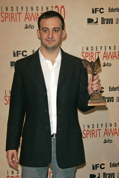 Alejandro Amenabar at the 20th IFP Independent Spirit Awards - Press Room, Santa Monica, CA 02-26-05 — Stock Photo, Image