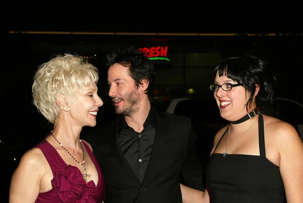 Patricia Taylor, Keanu Reeves y Kim Reeves —  Fotos de Stock