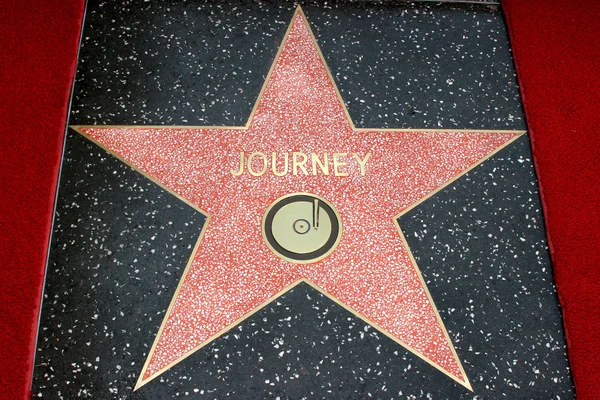 Journey 's Star on the Hollywood Walk of Fame — стоковое фото