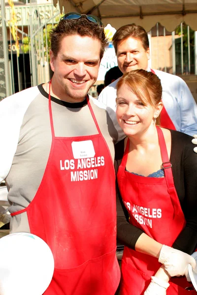 Ron lester ve melissa joan hart — Stok fotoğraf