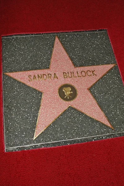 光栄サンドラ ブロックで星します。 — ストック写真