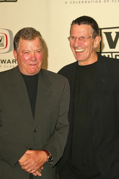 William Shatner ja Leonard Nimoy — kuvapankkivalokuva