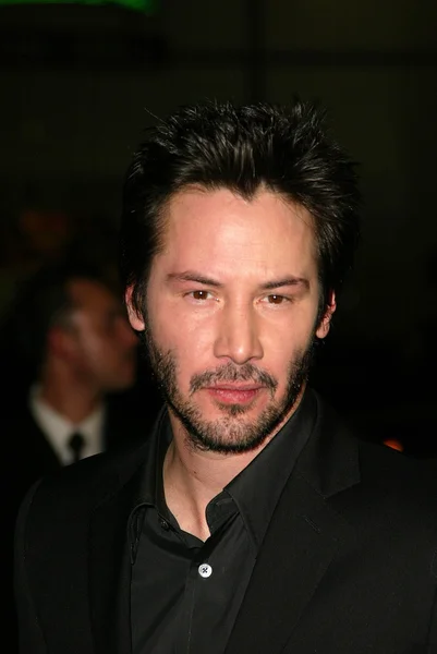 Keanu Reeves alla prima mondiale di Constantine, Graumans Chinese Theatre, Hollywood, CA 02-16-05 — Foto Stock