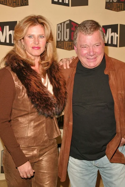 William Shatner et sa femme Elizabeth — Photo