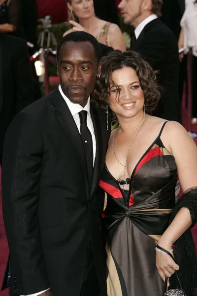 Don Cheadle and Bridgid Coulter — Stock Photo, Image