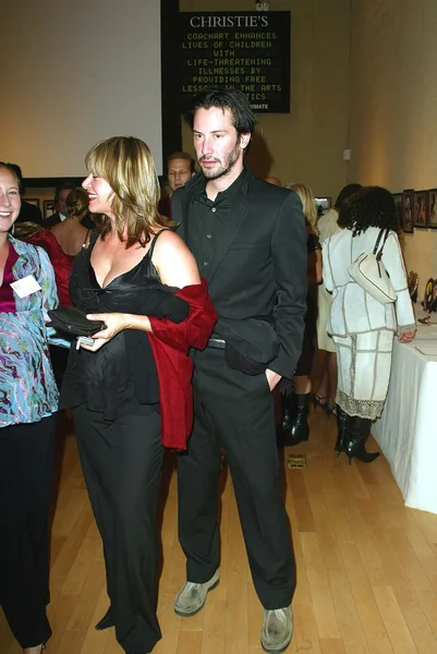 Keanu reeves w pierwszy roczny trener gali zdarzenie sztuka dla serca, christies, beverly hills, ca 11-04-04 — Zdjęcie stockowe