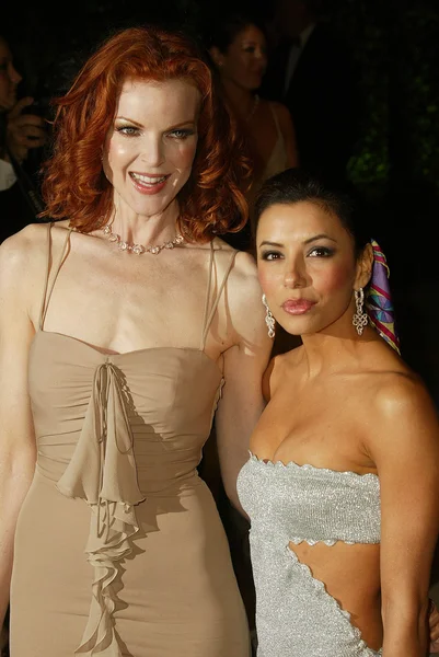 Marcia cross och eva longoria — Stockfoto