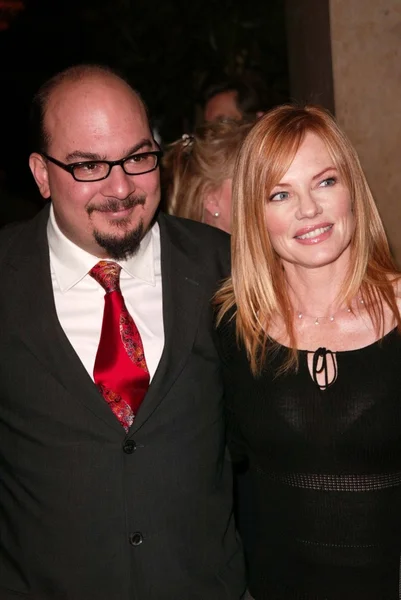 Anthony E. Zuiker, Marg Helgenberger — Foto de Stock