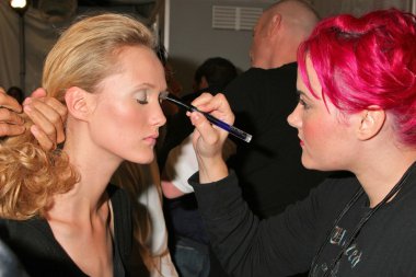 Mercedes-benz smashbox studios gün 3 hafta 2005 bahar moda