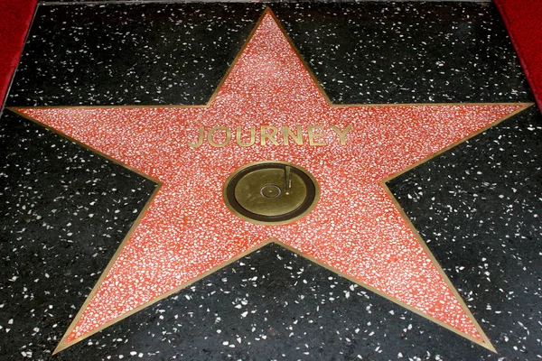 Reise-Star auf dem Hollywood Walk of Fame — Stockfoto