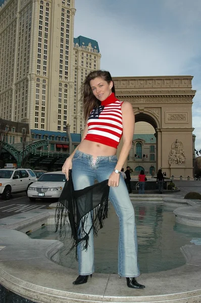 Alicia Arden returns to her home town of Las Vegas for News Years Day 2005, Las Vegas, NV 01-01-05 — Stock Photo, Image