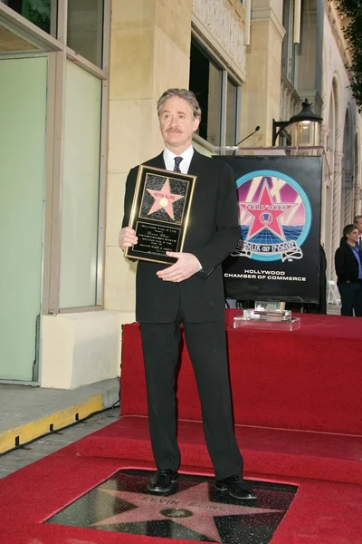Kevin kline hvězdu na Hollywoodském chodníku slávy — Stock fotografie