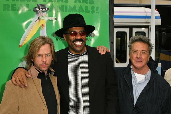 David spade, steve harvey i dustin hoffman — Zdjęcie stockowe