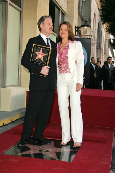 Kevin Kline Star en el Paseo de la Fama de Hollywood — Foto de Stock