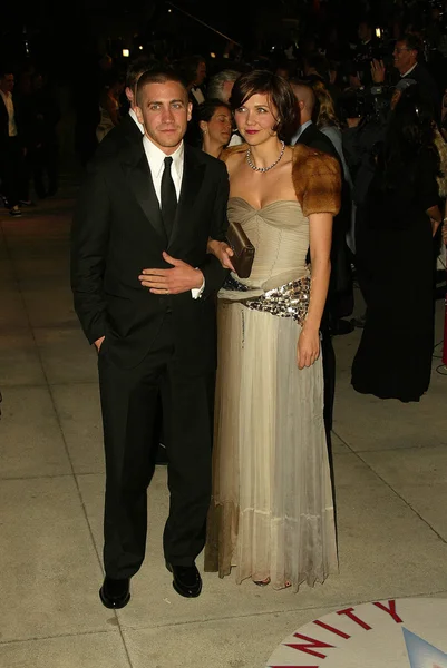 Jake Gyllenhaal y Maggie Gyllenhaal — Foto de Stock