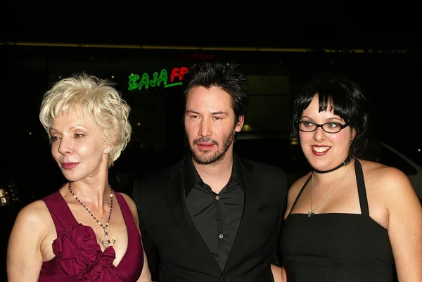 Patricia Taylor, Keanu Reeves y Kim Reeves — Foto de Stock