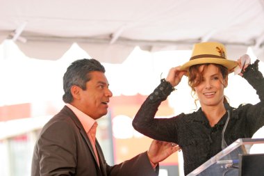 sandra bullock hollywood Şöhret Kaldırımı'nda bir yıldız ile onur