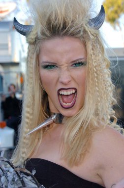 Kiera chaplin siyah dizi etiket Society'nin yeni video klip intihar Mesih, long beach, ca 01-16-05