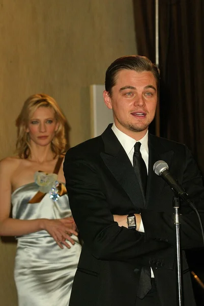 Leonardo Dicaprio와 케이트 블 란 쳇 — 스톡 사진