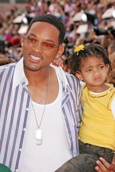 Will Smith and Willow Smith — Stock Photo, Image