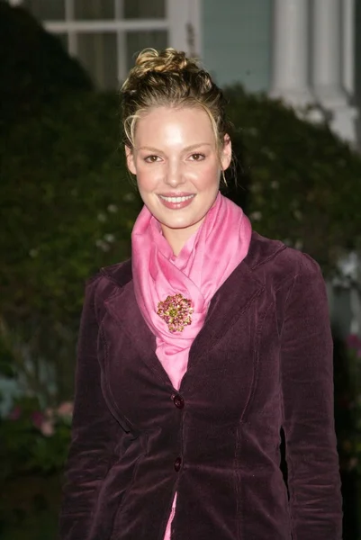 Katherine Heigl 2005 ABC All Star Event, Universal Studios Backlot, Wisteria Lane, Universal City, CA 01-23-05 — Stock Photo, Image