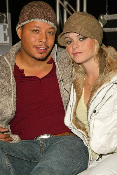 Terrance Howard and Taryn Manning — Stock Photo, Image