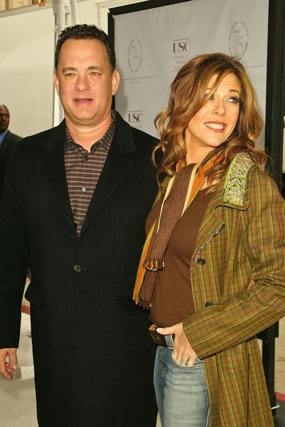 Tom Hanks e Rita Wilson — Fotografia de Stock