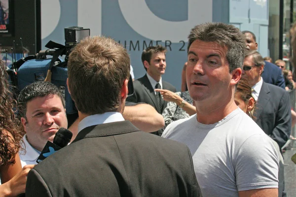 Ryan Seacrest et Simon Cowell — Photo