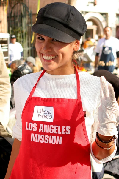 Thanksgiving Meal for the Homeless — Stock Photo, Image