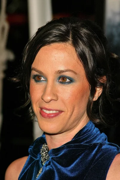 Alanis Morissette At the Blade Trinity Los Angeles Premiere, Graumans Chinese Theatre, Hollywood, CA 12-07-04 — Stock Photo, Image