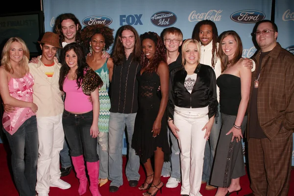 American Idol Finalists — Stock Photo, Image