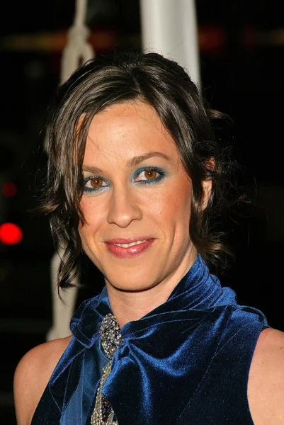 Alanis morissette op de blade-trinity los angeles premiere, graumans chinese theater, hollywood, ca 12-07-04 — Stockfoto