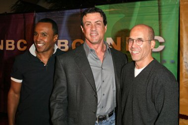 şeker ray leonard, sylvester stallone ve jeffery Katzenberg'i