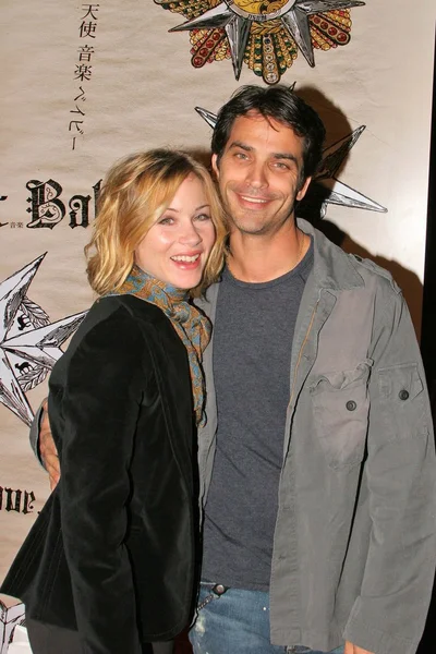 Christina Applegate and Johnathon Schaech — Stock Photo, Image