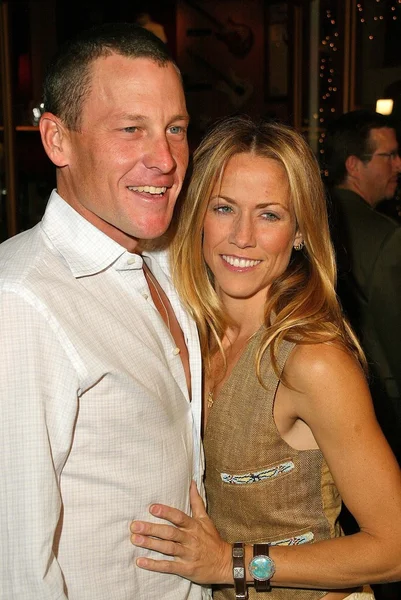 Lance armstrong i sheryl crow — Zdjęcie stockowe